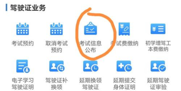 交管12123查询考试成绩分数