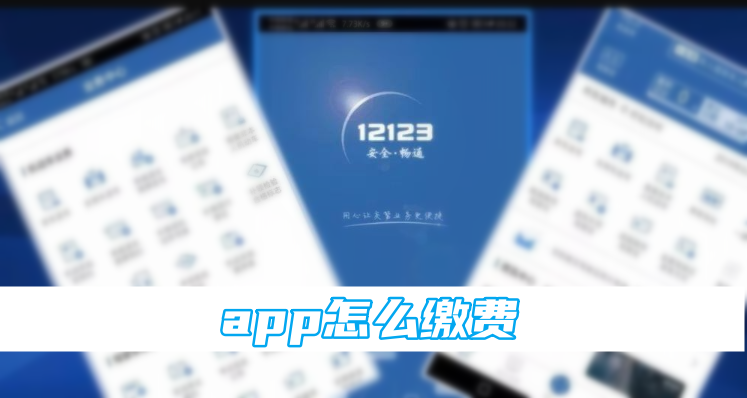 交管12123app缴费