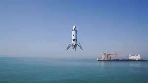 精度优于10米 我国海上垂直回收火箭试验圆满成功