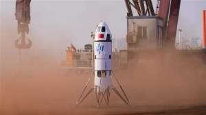 精度优于10米 我国海上垂直回收火箭试验圆满成功