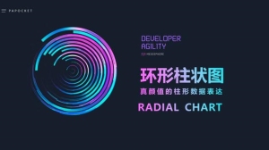 如何做ppt的柱状图：104页PPT环形柱状图表(21)
