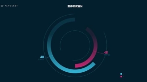 如何做ppt的柱状图：104页PPT环形柱状图表(42)