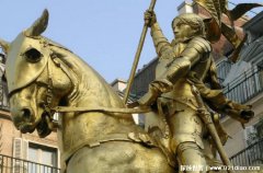 圣女贞德是法国的民族英雄 最终被英国绞死(自由的象征)