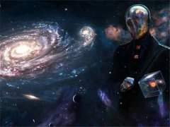 双胞胎星系？两个重叠螺旋星系组成中间有黑洞